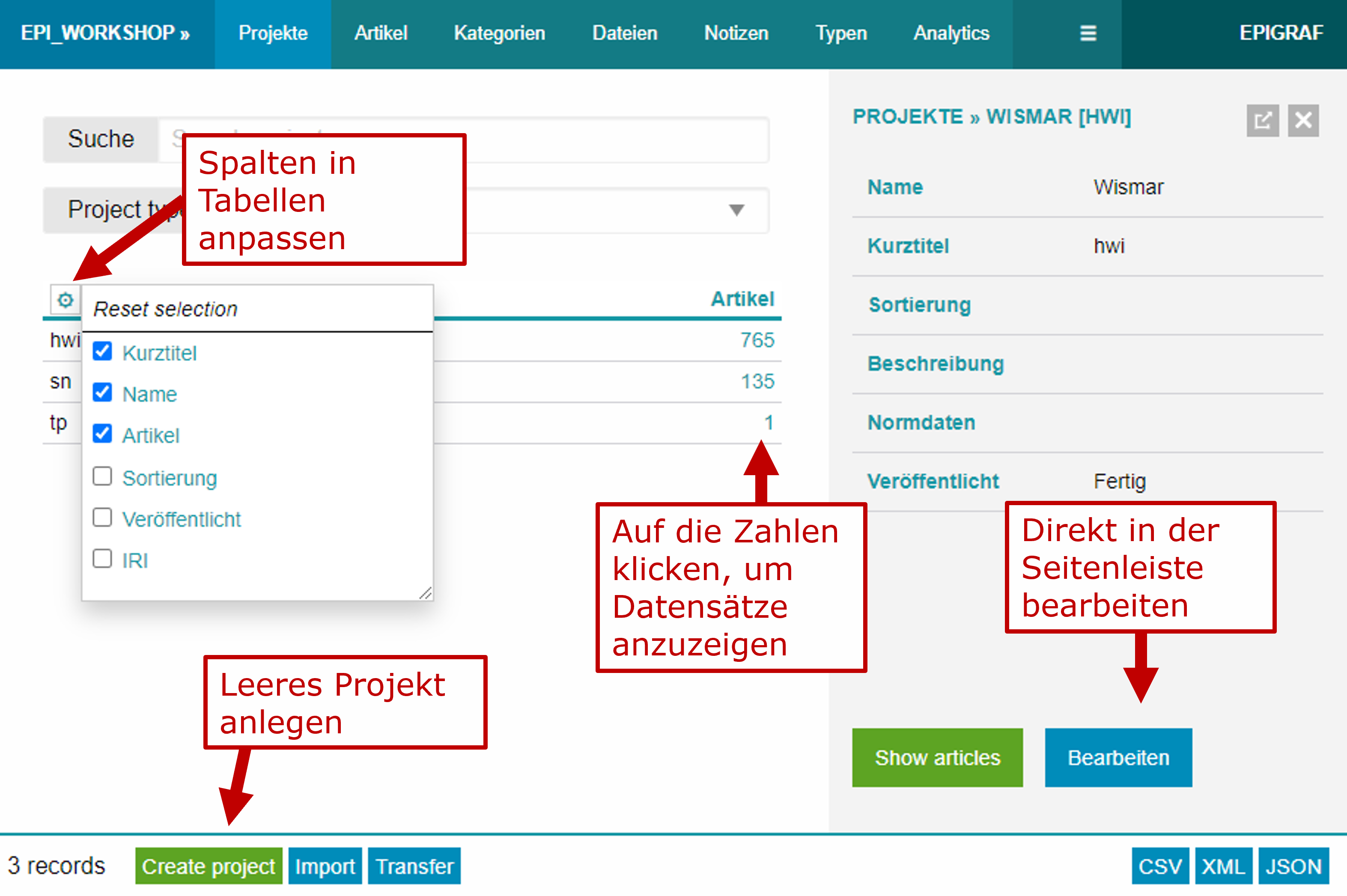 Epigraf Projects